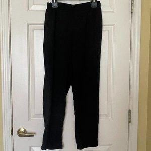 Ophelia Roe Black Tapered Pants Trousers - Size M